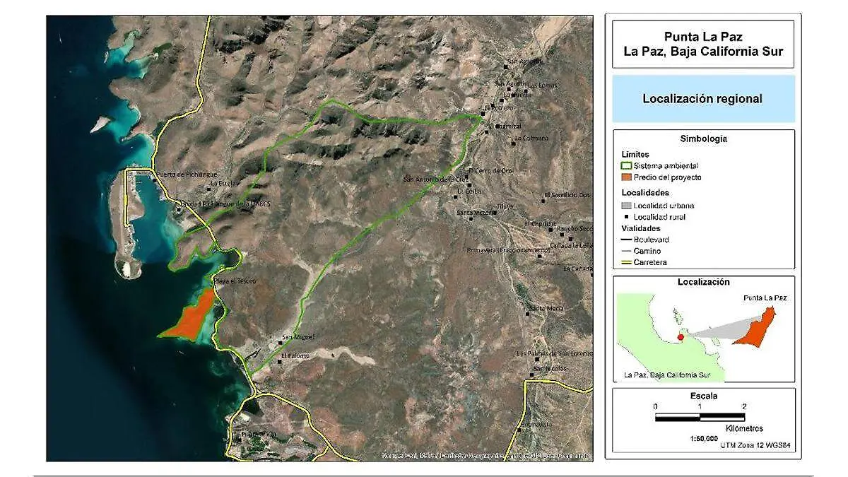localizacion de punta la paz