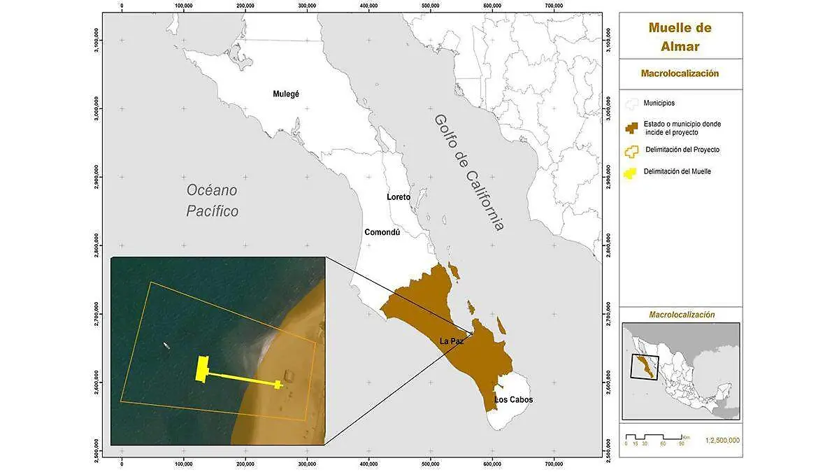 Buscan instalar muelle de lujo en icónica playa de La Paz