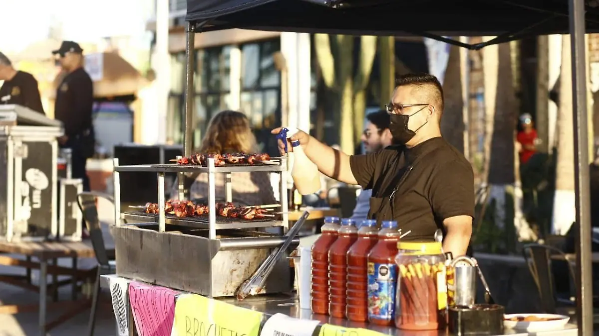 taqueros en el carnaval de la paz
