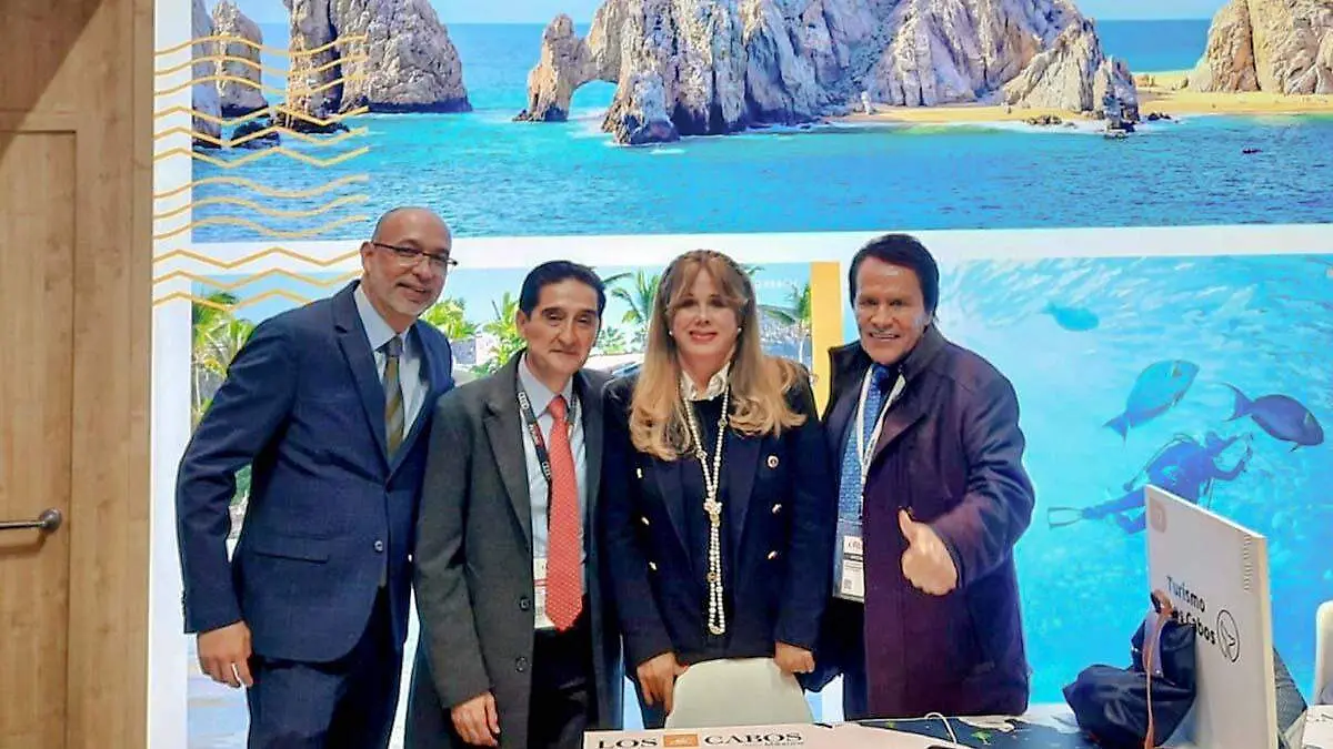 Maribel Collins promoviendo a baja california sur en españa