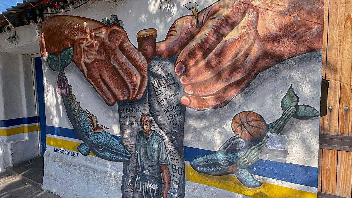 mural del Killiki por trayectoria dedicada al deporte