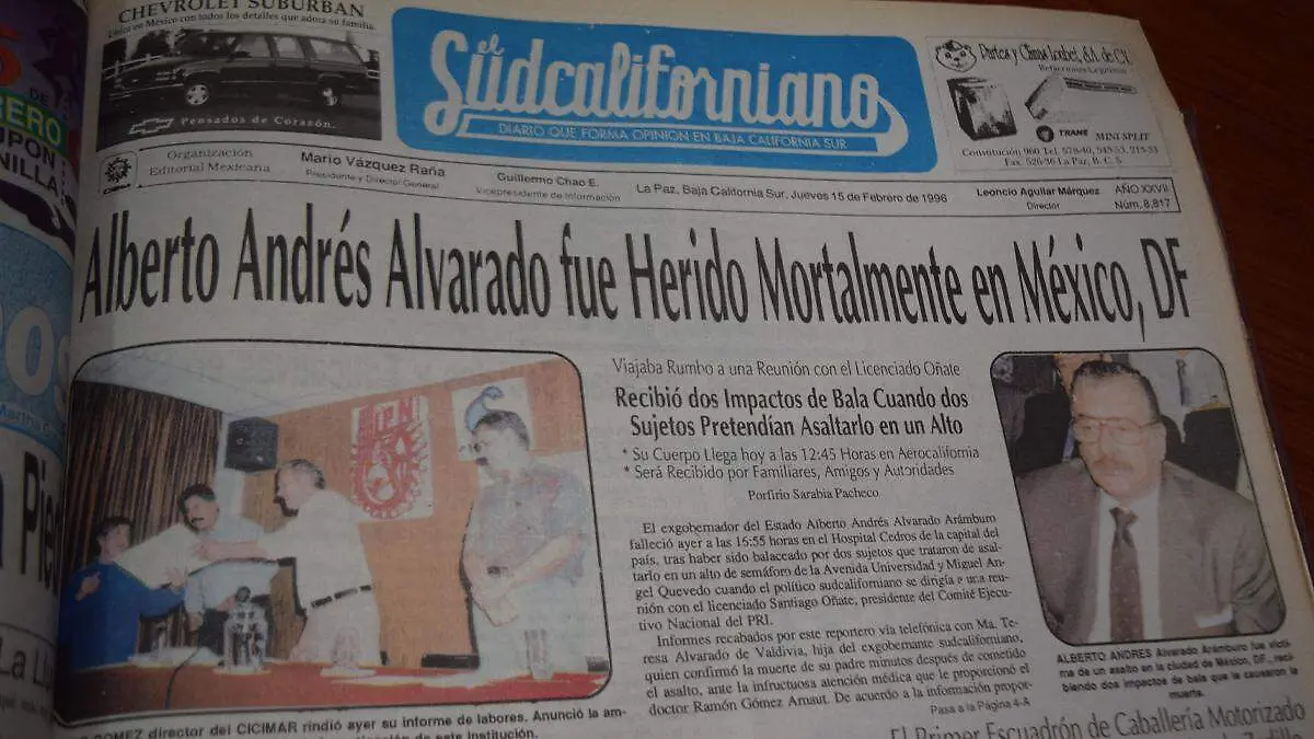 nota hemeroteca muerte AAA