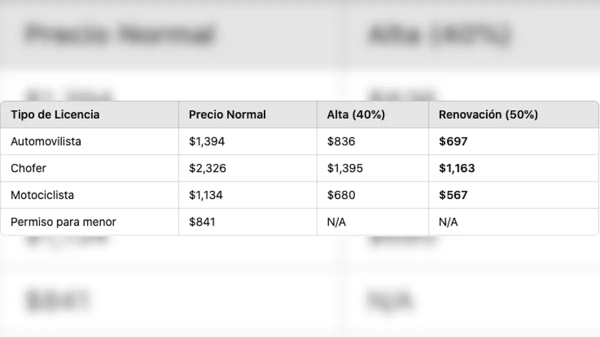 licencias descuento la paz