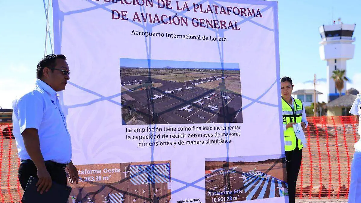 Arrancan las obras de ampliación en el Aeropuerto Internacional de Loreto