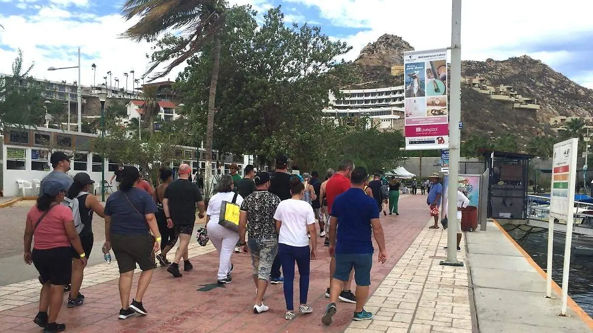 llegada de cruceros a los cabos