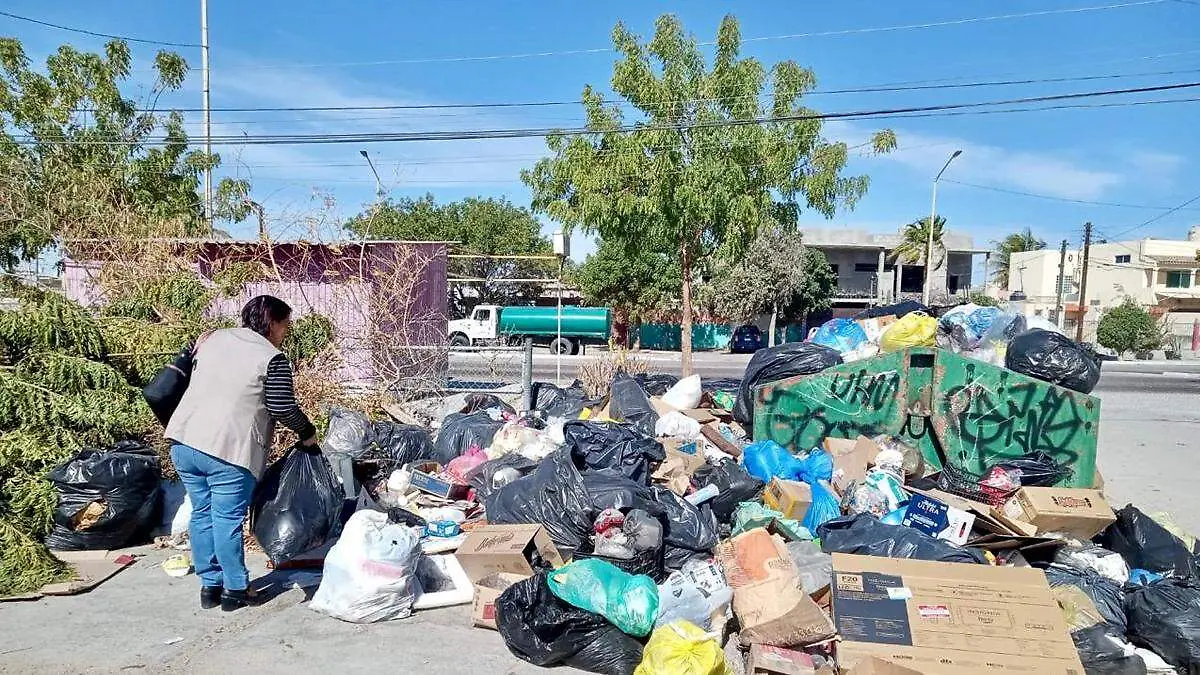 recoleccion de basura colapsada