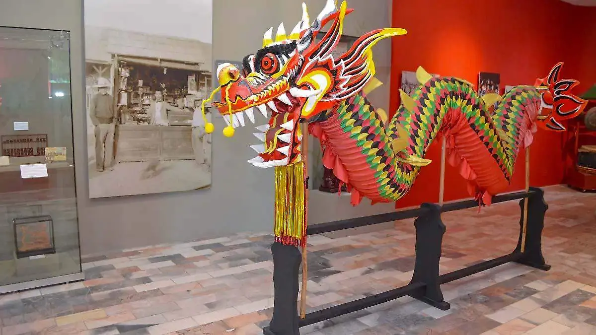 hay dragones en la exposicion china