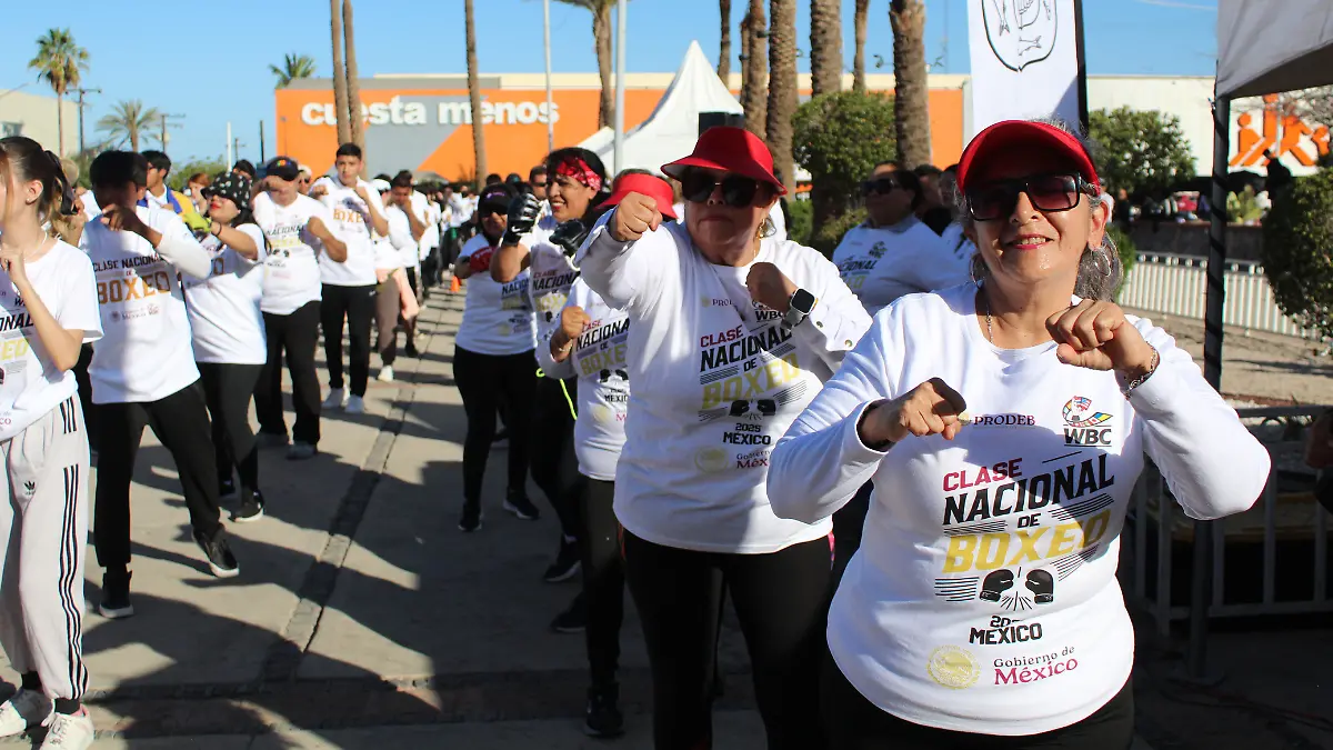 clase de box en la paz