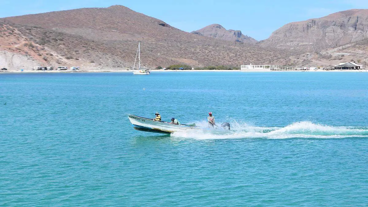 pescadores la paz saliendo