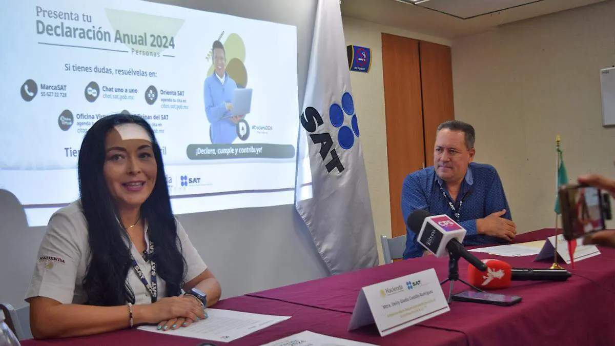 sat conferencia prensa Baja california sur