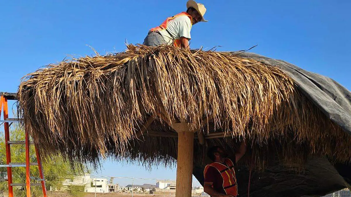 instalacion palapas la posada