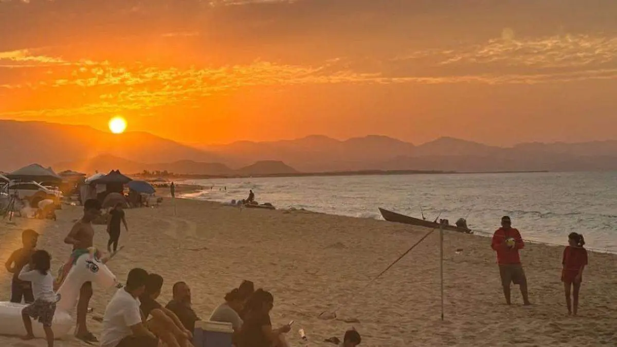 playa de la ribera en los cbaos