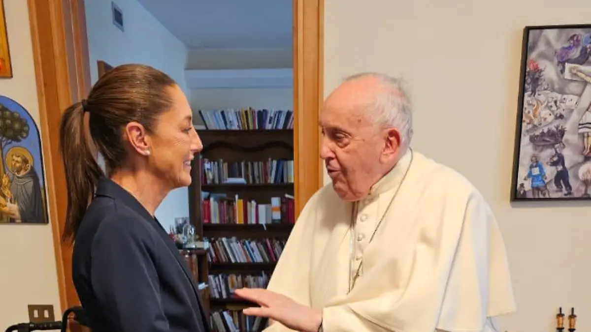 Claudia Sheinbaum y el Papa Francisco