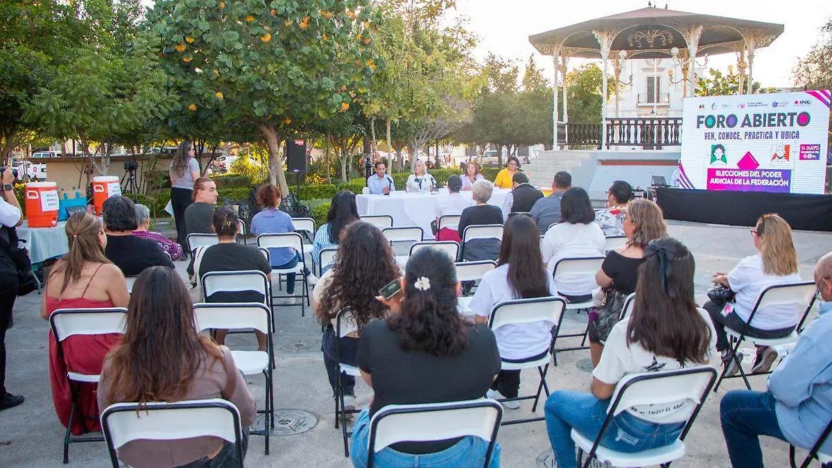 evento eleccion judicial jardin velasco foro