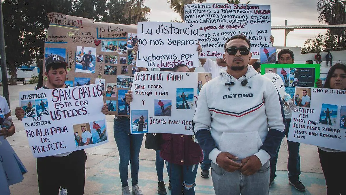 MANIFESTACION SAN CARLOS apoyoa detenidos en usa 4 
