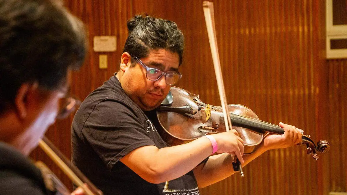 violinista violista cuarteto