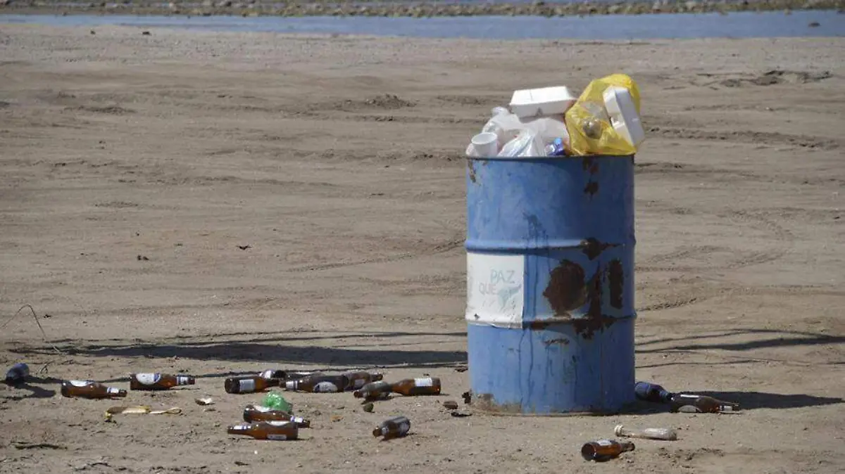 basura playa 2