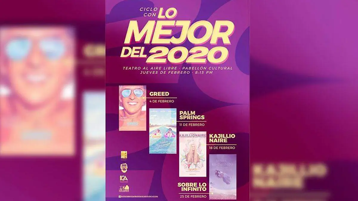 cartelera cine club pabellón