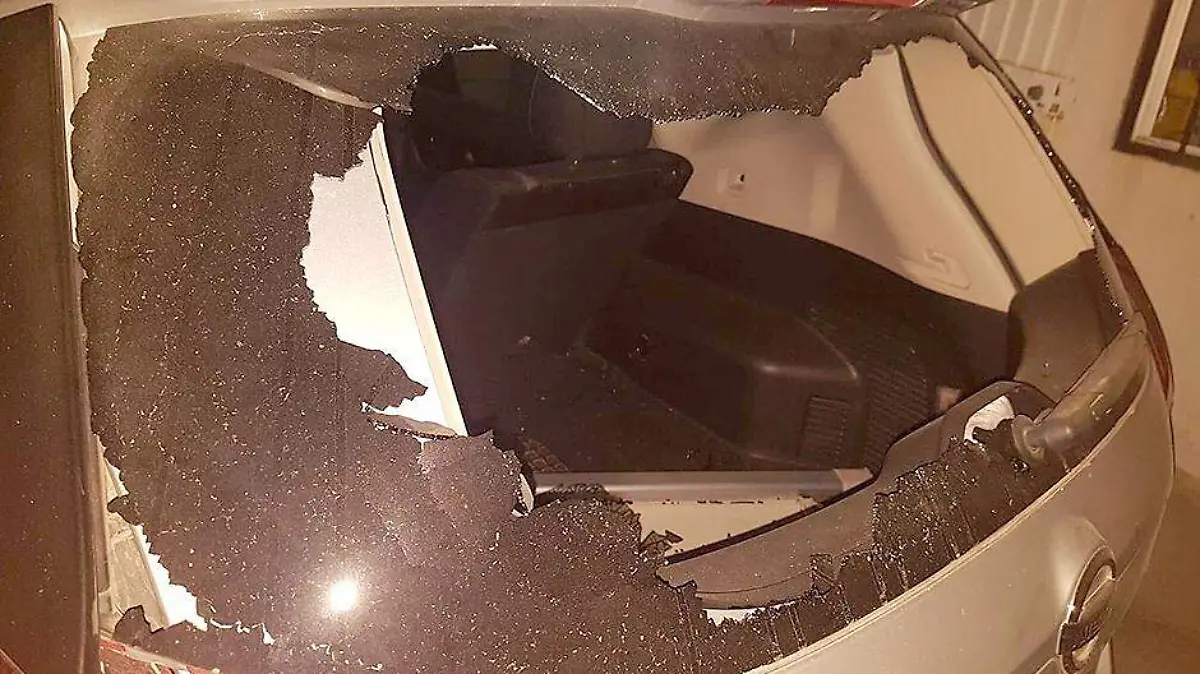 Vidrio rotos de carro