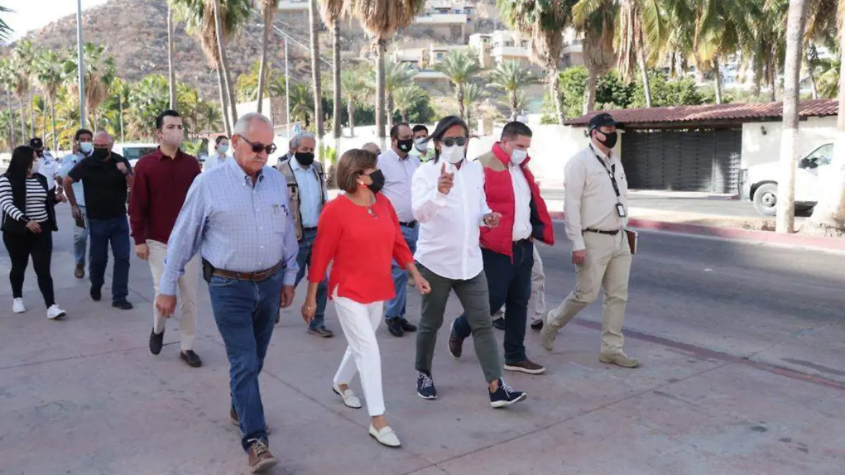 Alcaldesa Lorena Cortés encabezó recorrido
