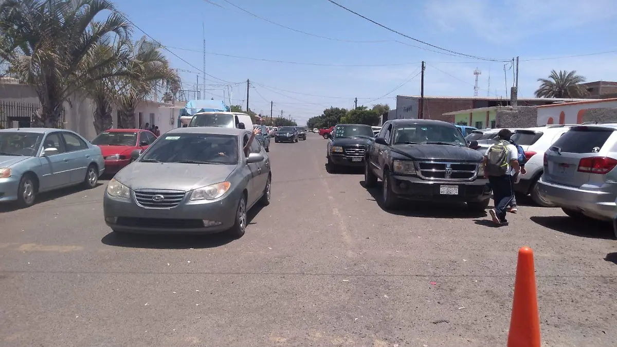 Caos víal escuelas Comondú