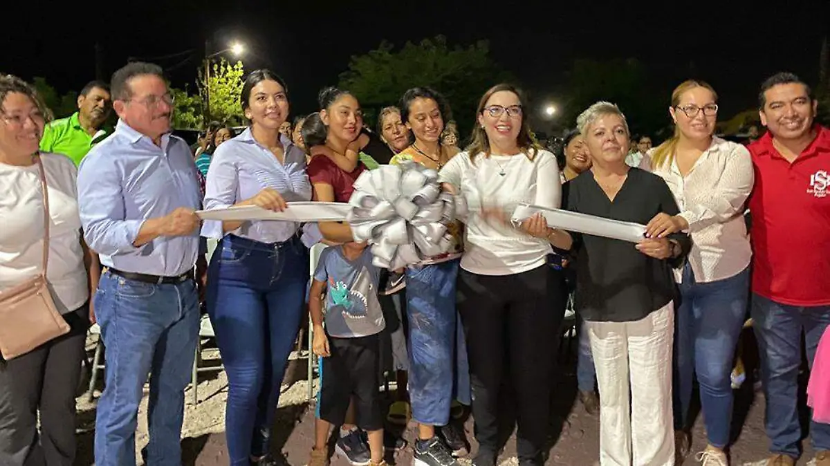 INAUGURAN AMPIACION DE LA RED DE ALUMBRADO....