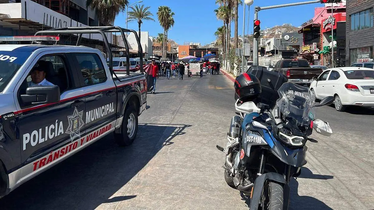 movilizacion magisterial en Los Cabos 3