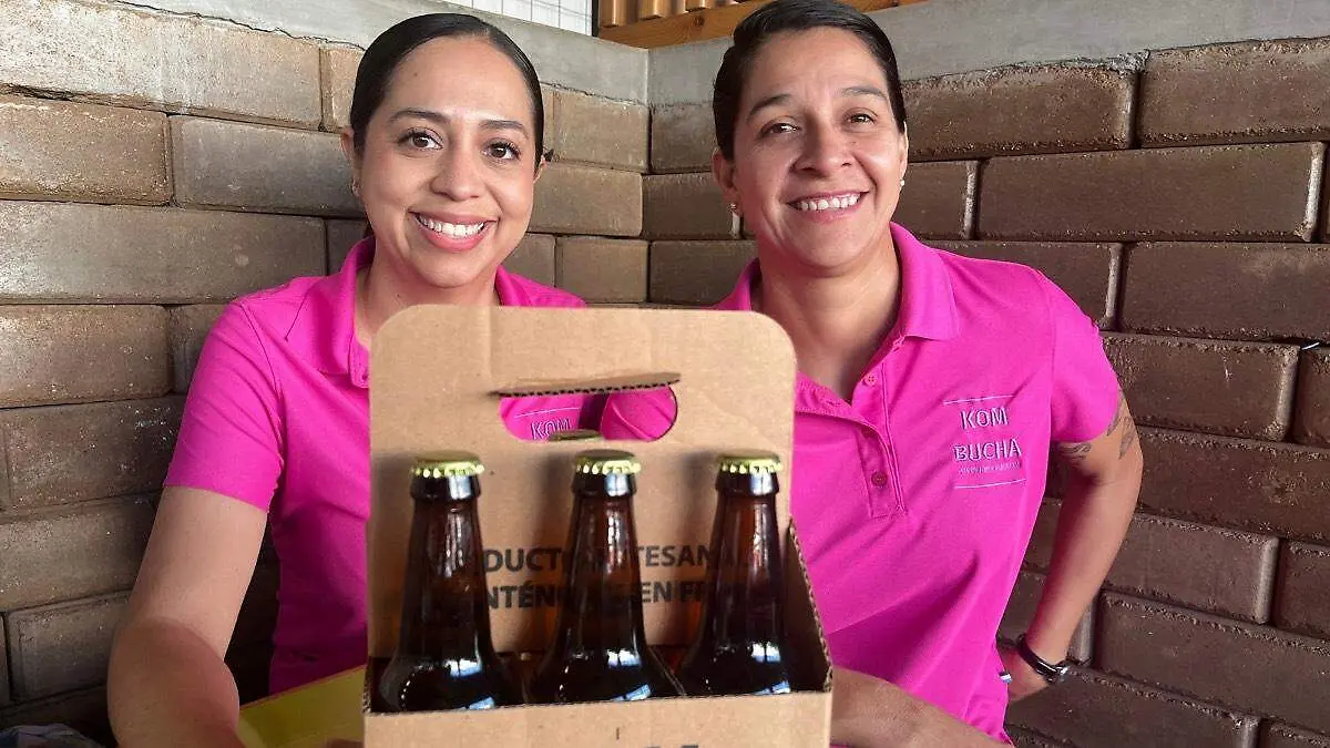 propietarias de la empresa kom bucha 