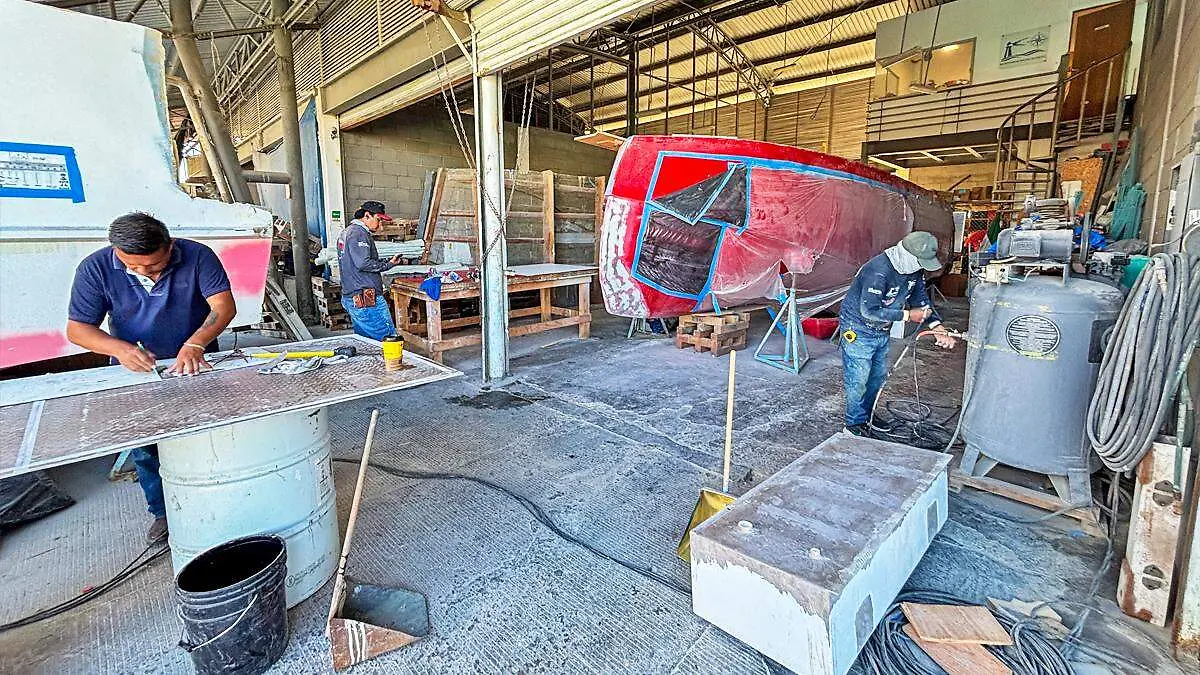 barco bombero taller frente