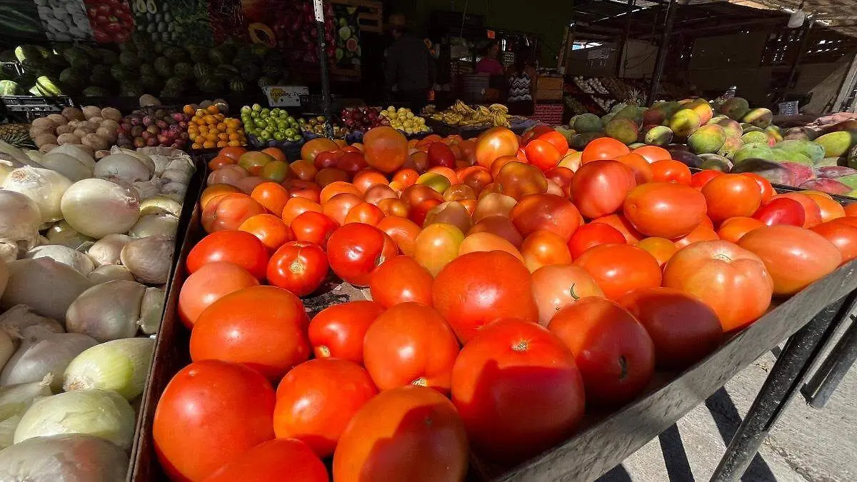 Verduras y jitomates en bcs