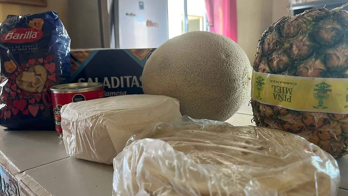 Compras tortillas y frutas canasta basica bcs