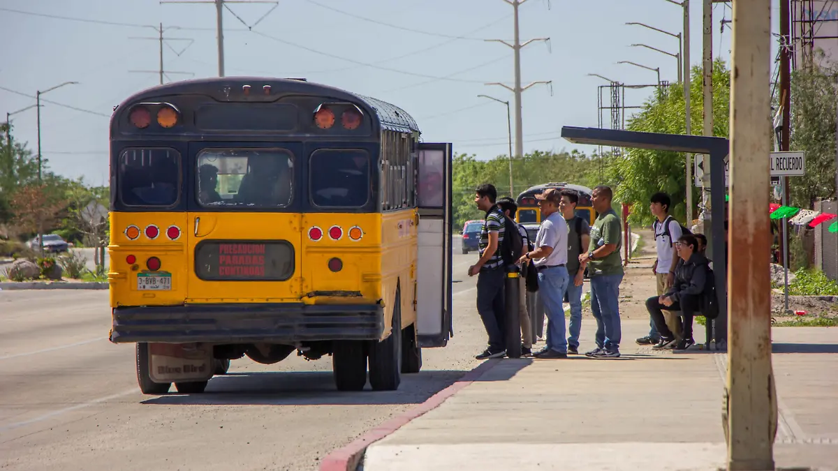 peseros rutas la paz
