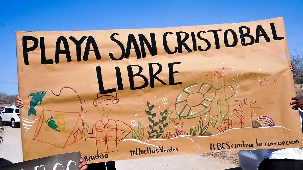 manifestacion-playa-san-cristobal