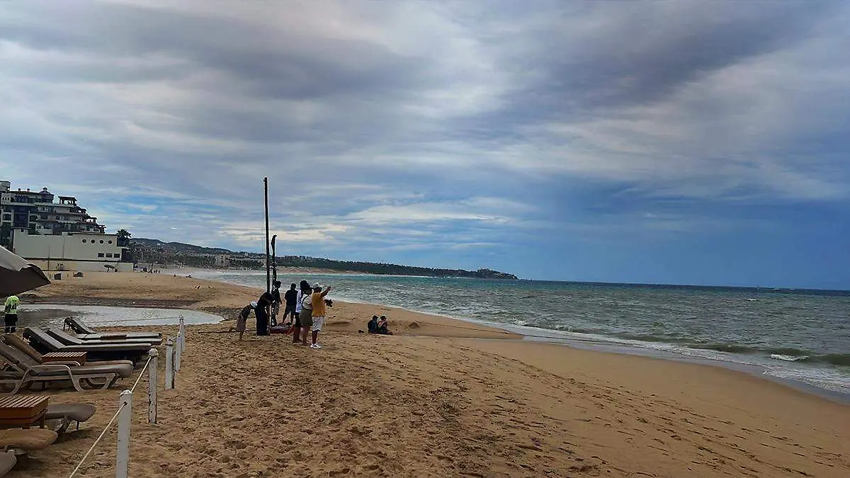 lluvia tormenta playa los cabos