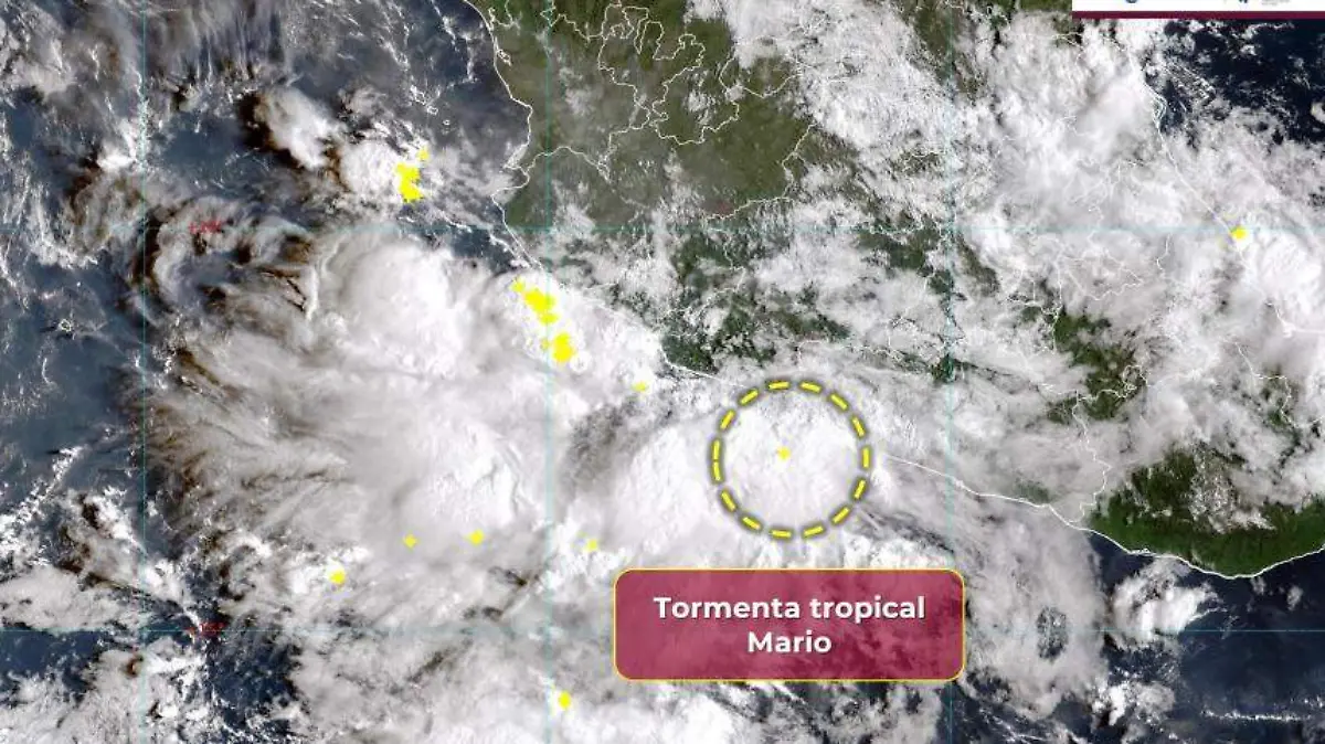 Tormenta mario 12 sept