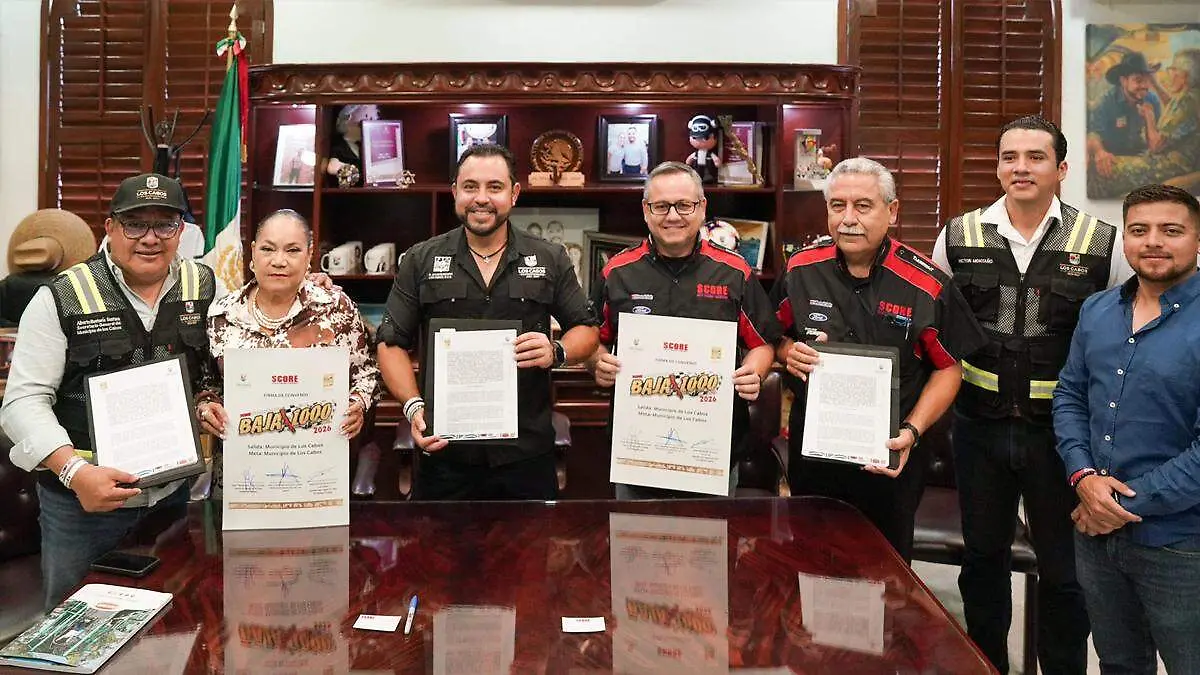 los cabos baja 1000 firma de convenio