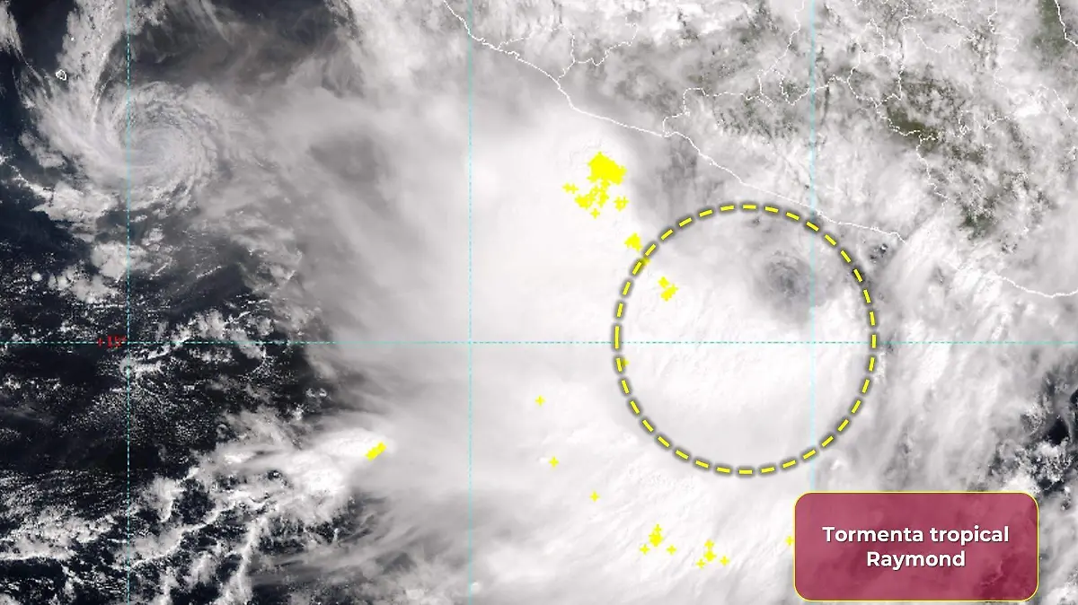 Tormenta Raymond 9 oct