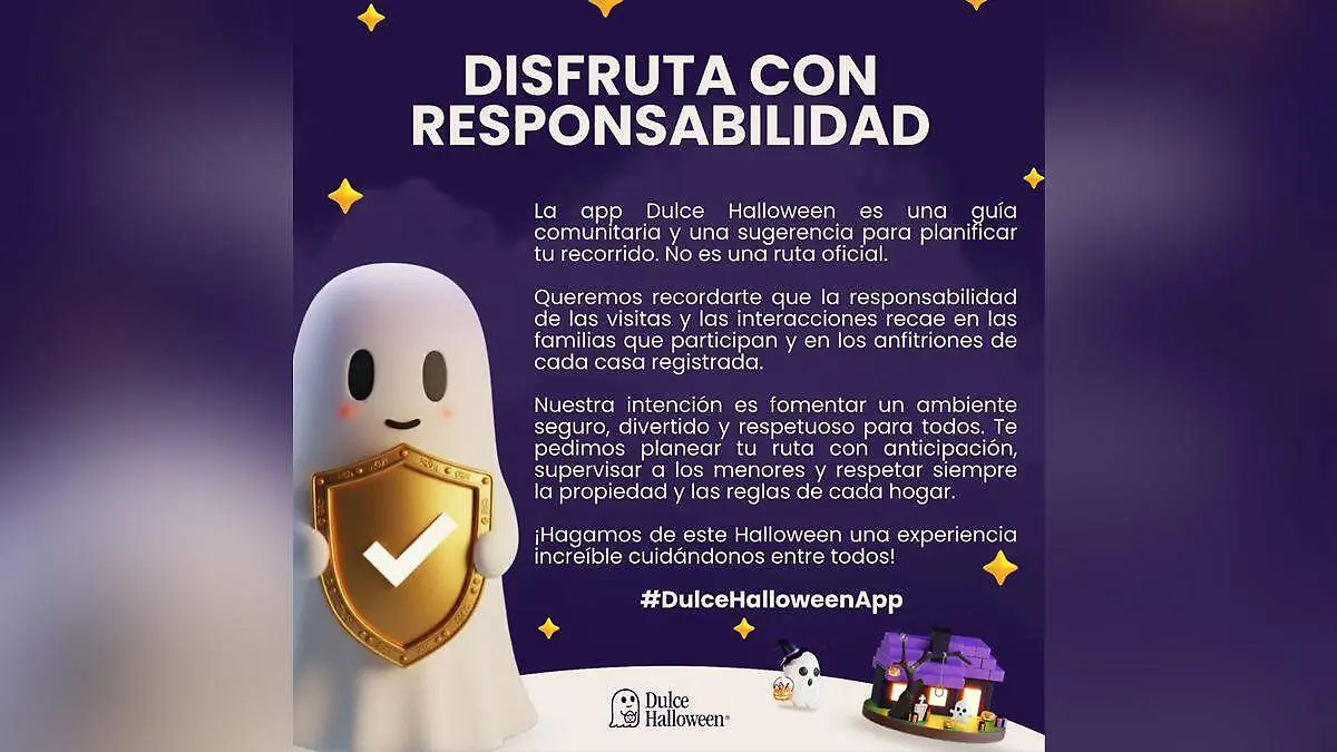 dulce halloween app comunitaria