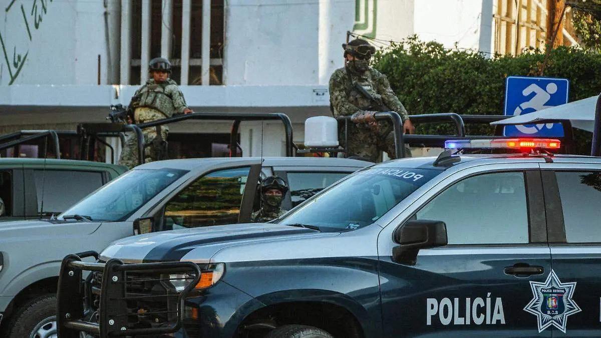 Policías centro elementos de Seguridad y Transito Municipal