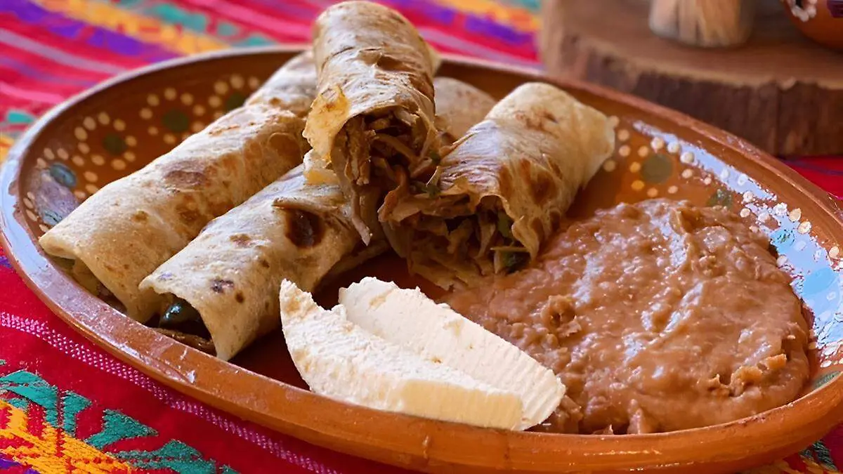 Burritos con queso
