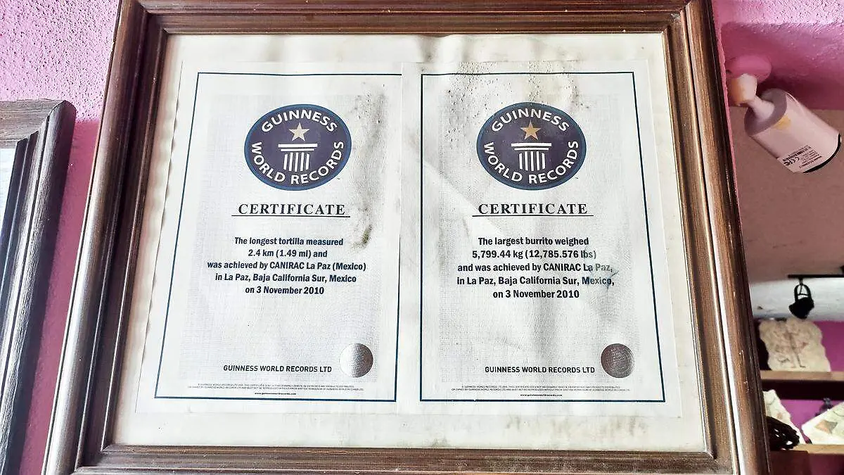 record guiness burrito tortilla la paz