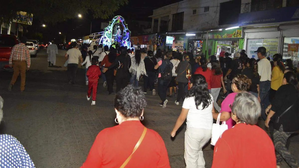 peregrinacion por el centro La Paz