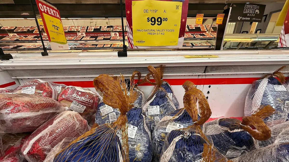 Pavo para cena navidad