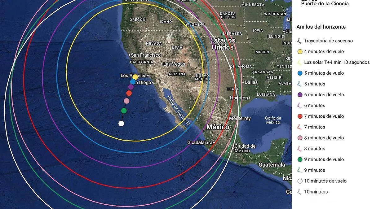trayectoria-cohete-spacex-lanzamiento