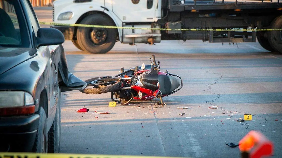 Accidente moto