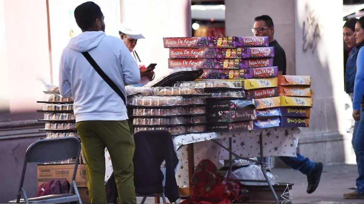 rosca de reyes vendedor