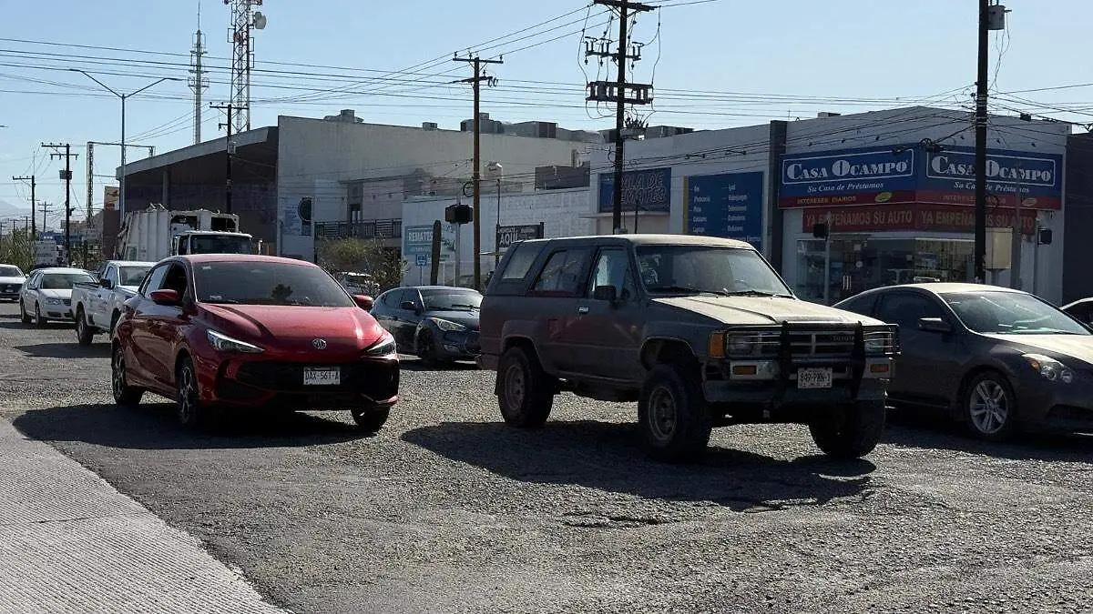 Trafico en calles de la paz 1