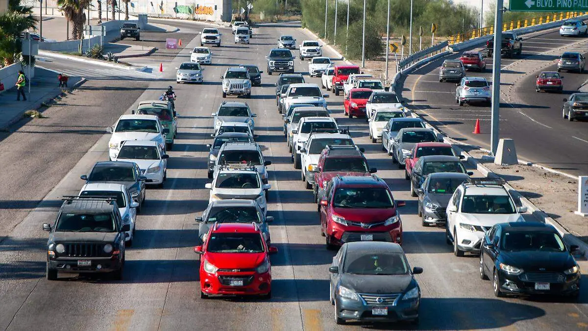 autos trafico puente las garzas