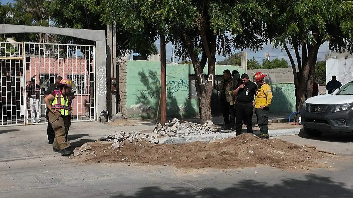 trabajador cae en zanja SAPA