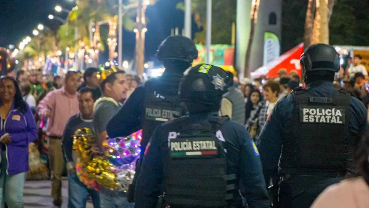 Policías- carnaval 